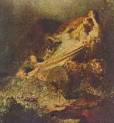 Rembrandt van rijn The abduction of Proserpina oil painting